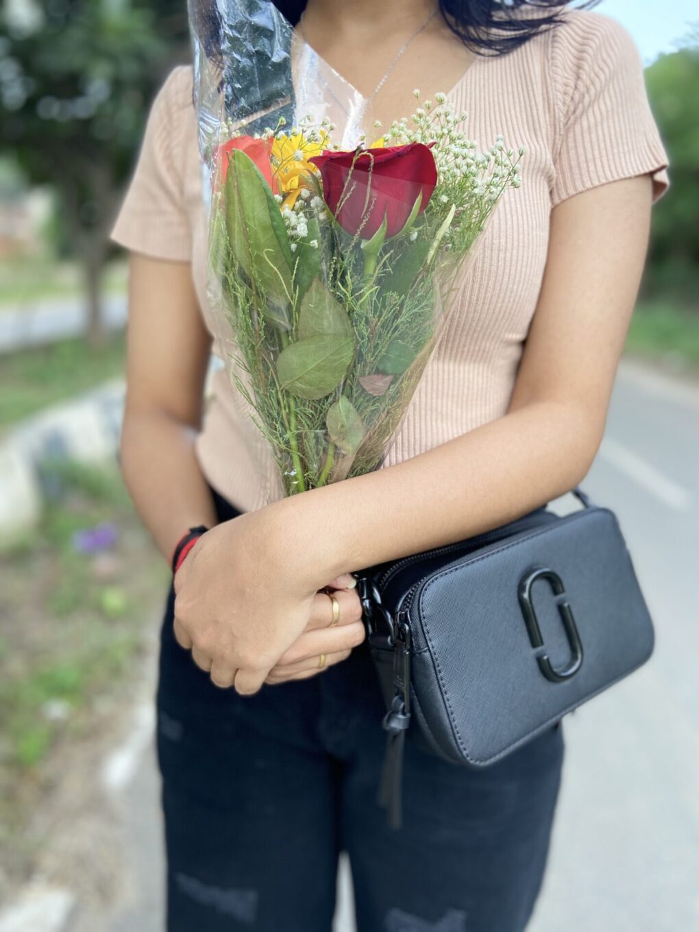 Marc Jacobs All Black Camera Sling Bag (With Box) photo review